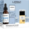 Lierac Protocollo viso anti-macchie - Siero anti-macchie scure 30 ml + Stick Protettore SPF50+ 10 g