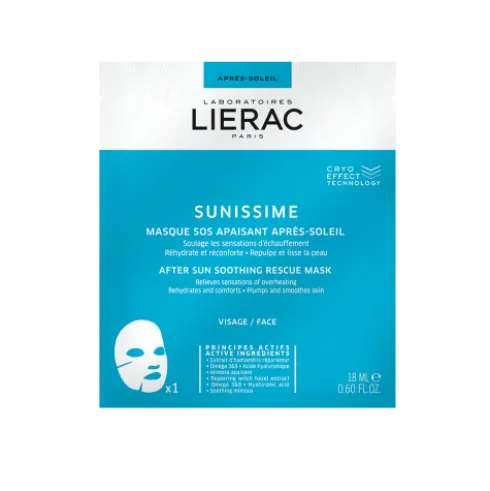 Lierac Sunissime Maschera Doposole in Tessuto - Maschera doposole ad effetto lenitivo