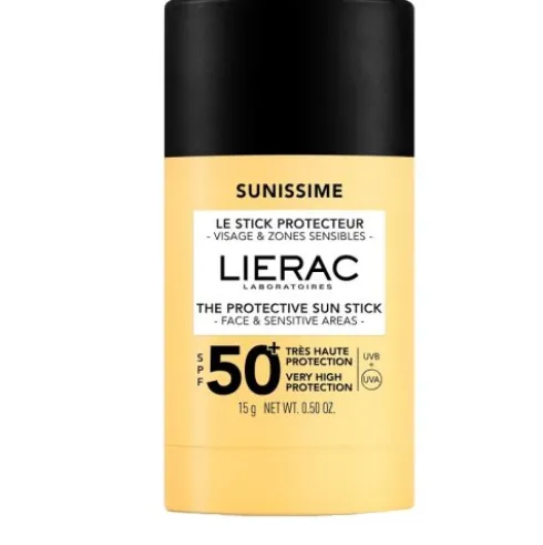 Lierac Sunissime Stick Protettivo SPF 50+ - Stick solare anti-età per viso, labbra e zone sensibili - 10 g