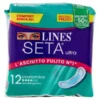 Lines Seta Ultra Anatomico Assorbenti per Flusso Leggero/Normale - 12 Pezzi