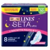 Lines Seta Ultra Notte Assorbenti con Ali 8 Pezzi