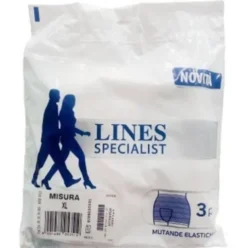 Lines Specialist Mutande Elastiche XL 3 Pezzi per Incontinenza