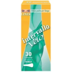 Lines Velo Intervallo Proteggislip Tanga per Incontinenza Leggera 30 Pezzi