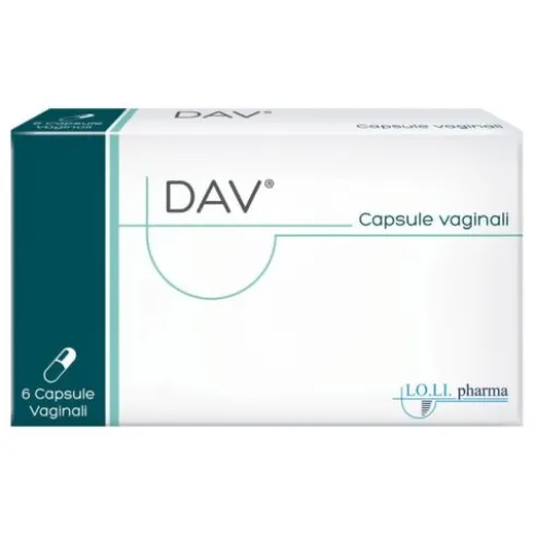 Lo.Li.Pharma Dav Capsule Vaginali Trattamento Riequilibrante 6pz