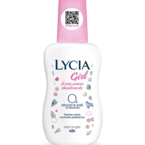 Lycia Girl Deodorante Vapo No Gas Delicato per Bambine 75ml