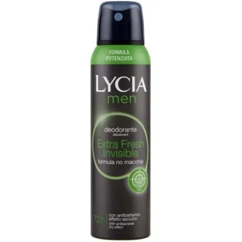Lycia Men Deodorante Extra Fresh Spray Uomo a Lunga Durata 150ml