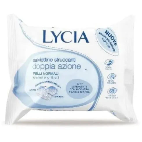 Lycia Salviette Struccanti e Detox per Pelle Normale 30 Pezzi