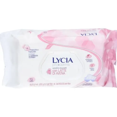 Lycia Salviette Struccanti Pelli Sensibili 72 Pezzi