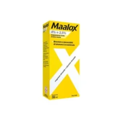 Maalox Sciroppo Menta - Per il trattamento dell'acidità di stomaco occasionale - Sospensione orale da 250 ml