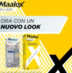 Maalox Sciroppo Menta - Per il trattamento dell'acidità di stomaco occasionale - Sospensione orale da 250 ml