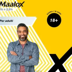 Maalox Sciroppo Menta - Per il trattamento dell'acidità di stomaco occasionale - Sospensione orale da 250 ml