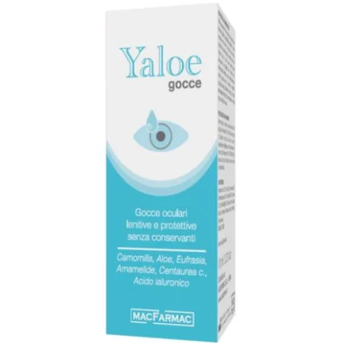 Macfarmac Yaloe Gocce Oculari Lubrificanti e Rinfrescanti 10ml