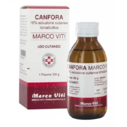 Marco Viti Canfora 10% Soluzione Cutanea per Dolori e Pruriti 100g