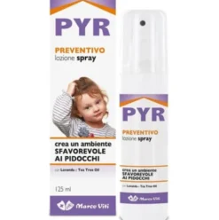 Marco Viti Pyr Preventivo Spray Anti Pidocchi per Protezione Capelli 125ml