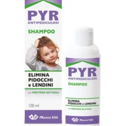 Marco Viti Pyr Shampoo Antipediculosi Uccide Pidocchi e Lendini 100 ml