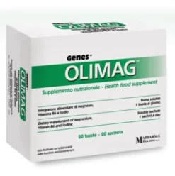 Mar-Farma Olimag Integratore Alimentare Magnesio e Vitamina B6, 20 Bustine