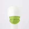 Mascherina Lavabile Bambini in TNT - Set 2 pezzi in cotone ipoallergenico - Colore Verde
