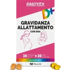 Massigen Dailyvit+ Gravidanza Allattamento Integratore Multivitaminico 30 Compresse e 30 Perle
