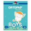 Master Aid Ortopad Boys Cerotto Oculare per Terapia Ambliopia e Strabismo, 20 Pezzi