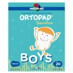 Master Aid Ortopad Boys Cerotto Oculare per Terapia Ambliopia e Strabismo, 20 Pezzi
