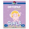 Master Aid Ortopad Girls Medium Cerotto Oculare per Ambliopia, 20 pz