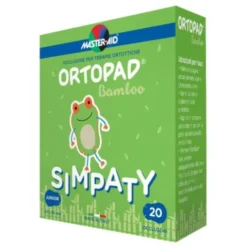 Master Aid Ortopad Simpaty Cotton Junior, Cerotti Oculari per Ambliopia, 20 Pezzi
