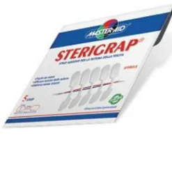 Master Aid Sterigrap Cerotto per Sutura Ipoallergenico Sterile 3,2x0,8 cm