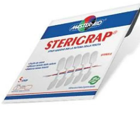 Master Aid Sterigrap Cerotto per Sutura Ipoallergenico Sterile 3,2x0,8 cm