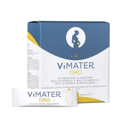 Mdf Italia Vimater Oro: Integratore Multivitaminico per Gravidanza, 30 Bustine