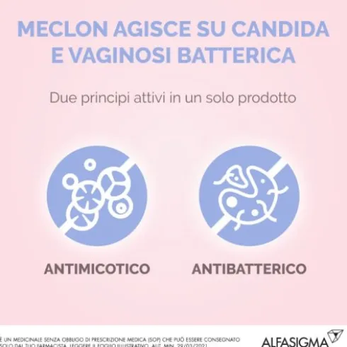 Meclon - Per il trattamento di infezioni vaginali - 10 Ovuli Vaginali 100+500mg