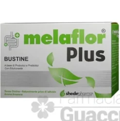 Melaflor Plus - Integratore per l'equilibrio della flora batterica intestinale - 10 bustine