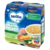 Mellin Pappa Completa Verdure, Pastina e Coniglio Dal 6° Mese - 2x250g