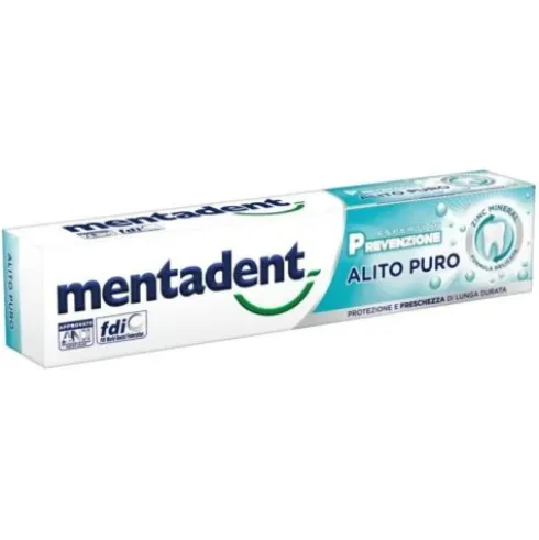 Mentadent Alito Puro Dentifricio per Alito Fresco 75ml