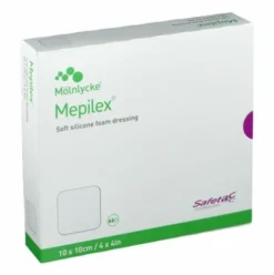 Mepilex Medic As Medicazione in Schiuma con Silicone 10x10cm 5 Pezzi