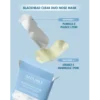 Miamo Blackhead Clear Duo Nose Mask - Maschera naso per punti neri - 5 maschere STEP 1 + 5 maschere STEP 2 + 10 cotton fiock