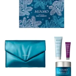 Miamo Cofanetto di Natale 2025 Protocollo Daily Longevity - Soft Satin cream 50 ml + Milk Cleanser 50 ml + Maschera antietà