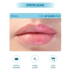 Miamo Lip Gloss Aging Defense SPF30 - Nuance Pink - Gloss idratante e volumizzante labbra - 15 ml