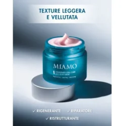 Miamo Longevity Cell Care Light Velvet Cream Refill - Ricarica crema viso antietà rigenerante per pelle normale e grassa - 50 ml