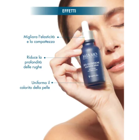 Miamo Protocollo Lift&Aox - Multi peptide 30 ml + Glutathione GF5 10 ml + Epigenage shot 1 ml - Ideale per rughe d'espressione e colorito spento
