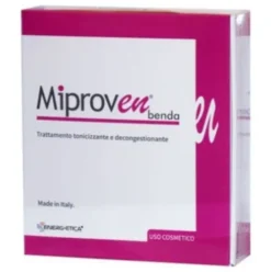 Miproven Benda: Trattamento Tonicizzante e Decongestionante, 2 Pezzi