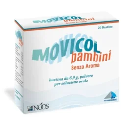 Movicol Bambini Senza Aroma Lassativo in Polvere per Stipsi 20 Bustine