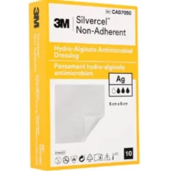 3M Silvercel Medicazione Idroalginato con Argento 5x5 cm - 10 Pezzi