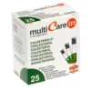 MultiCare In Strisce per Colesterolo 25 pz