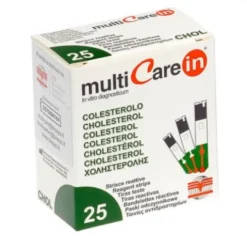 MultiCare In Strisce per Colesterolo 25 pz