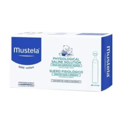 Mustela Soluzione Fisiologica Sterile Monodose per Naso e Occhi 20 Fiale da 5ml