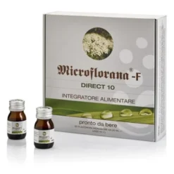 Named Microflorana F Direct 10 Integratore per Flora Intestinale 20 Flaconcini