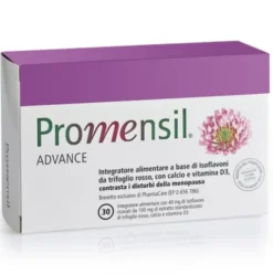 Named Promensil Advance Integratore Menopausa con Isoflavoni, Calcio e Vitamina D3, 30 Compresse