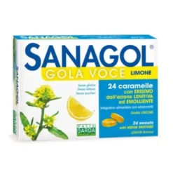 Named Sanagol Gola Voce Limone Caramelle Balsamiche Senza Zucchero 24 Unità