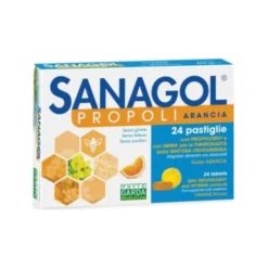 Named Sanagol Propoli Arancia, Pastiglie per Gola, 24 Unità