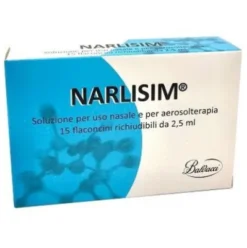 Narlisim Soluzione Nasale per Ostruzione Nasale in 15 Flaconcini